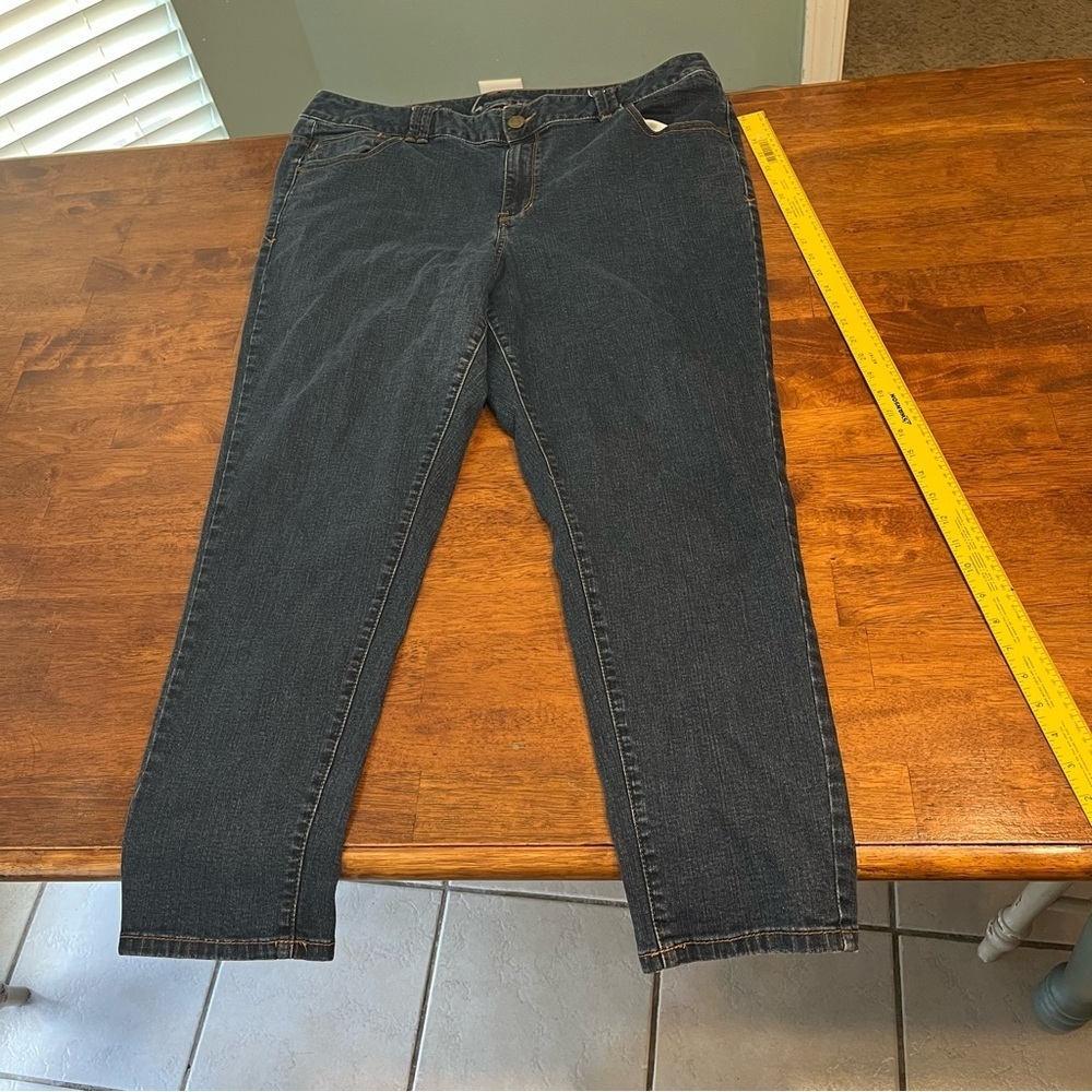 Lane Bryant skinny denim jeans size 22 Average